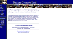 Desktop Screenshot of petalumacommunityband.org